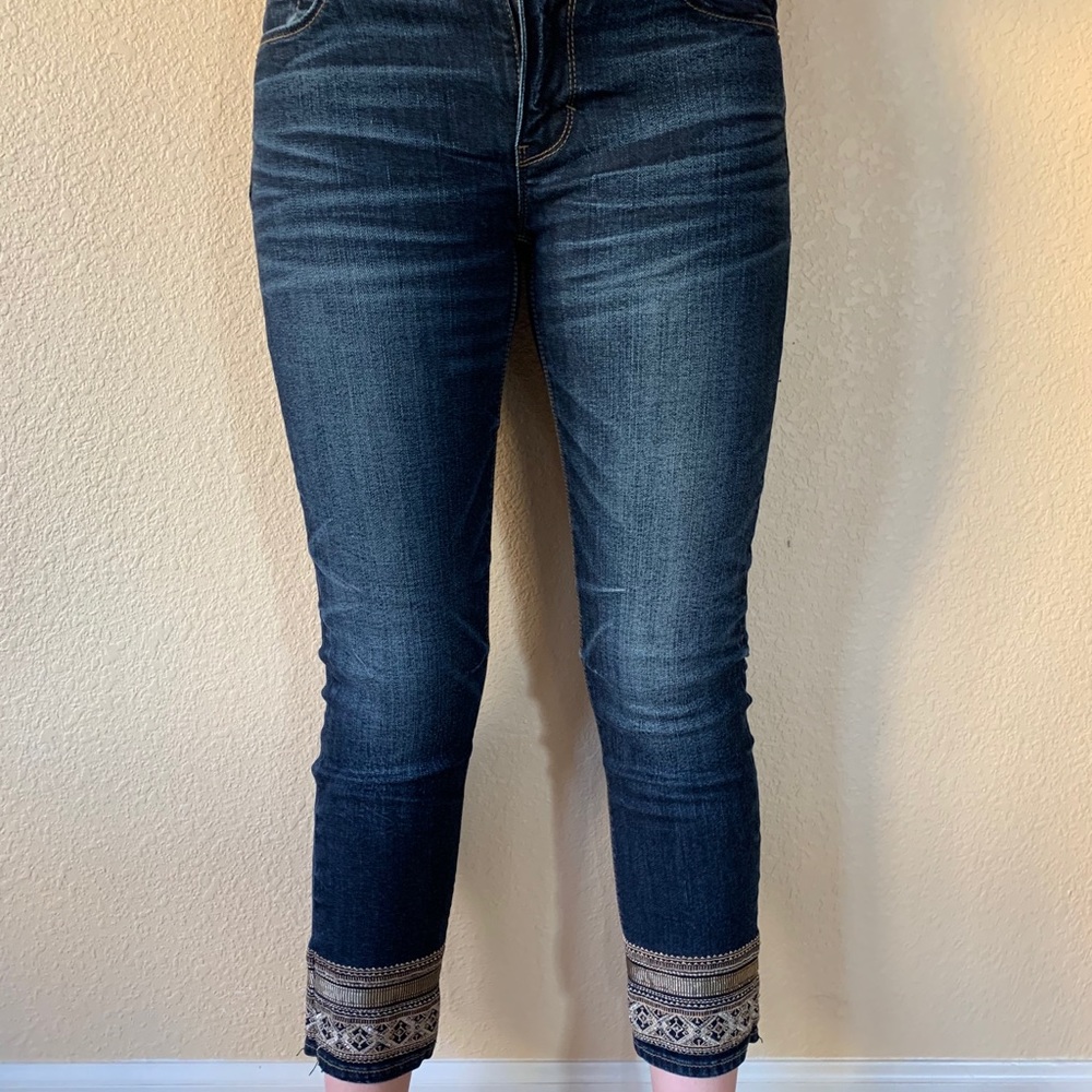 Fancy Patterned Jeans